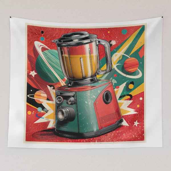 Item preview, Cosmic Kitchen: Surreal Blender in Galactic Explosion designed and sold by ForeverPrintsOK.