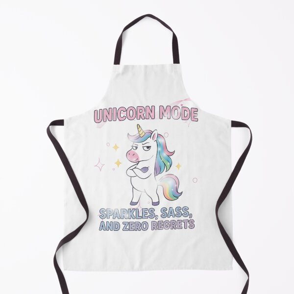 Item preview, Unicorn Mode Activated Sparkle and Sass Attitude Shirt designed and sold by Moyeri.