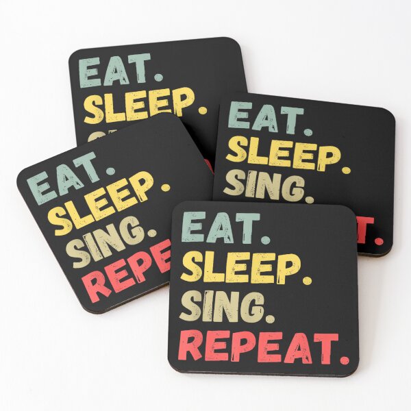Item preview, Eat Sleep Sing Repeat designed and sold by KudoJunichironl.