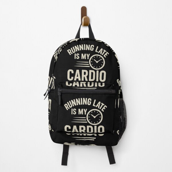 Item preview, Running Late Is My Cardio - Funny Quote designed and sold by DibujandoPorfa.