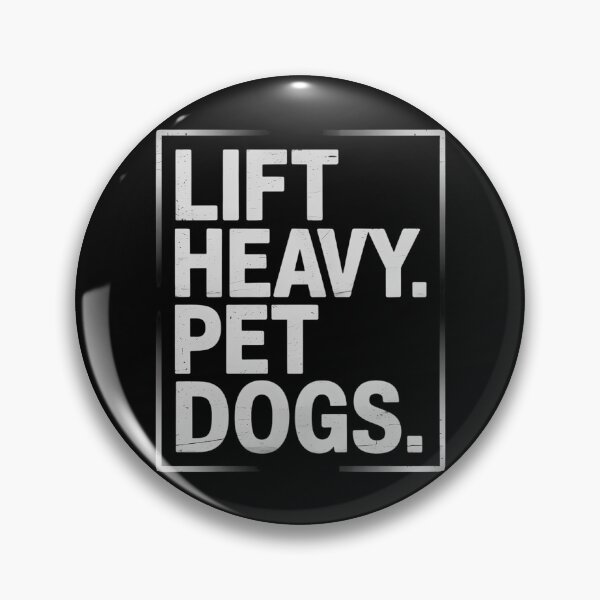 Item preview, Lift Heavy Pet Dog Funny Gym Workout designed and sold by LunaCrazeArt.