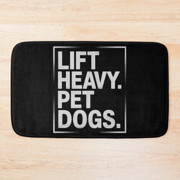 Item preview, Lift Heavy Pet Dog Funny Gym Workout designed and sold by LunaCrazeArt.