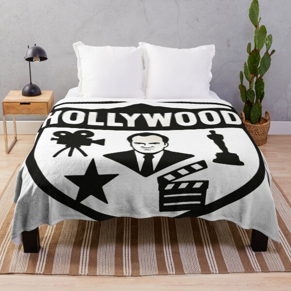 Item preview, Vintage Hollywood poster – movie award trophy, retro camera and Walk of Fame star designed and sold by LoomisDreams.