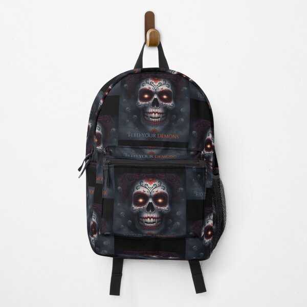 Item preview, Sugar Skull King "Feed your demons" | Dark Royalty, Dia de los Muertos Art designed and sold by EnigmaticGoth.