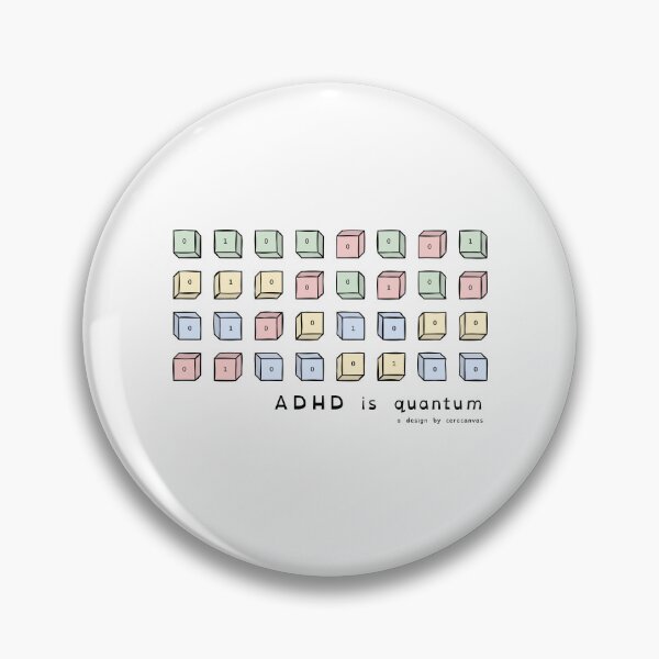 Item preview, ADHD is quantum designed and sold by cerecanvas.