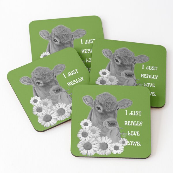 Item preview, Cow and daisy  designed and sold by OnaleeNicklinArt.