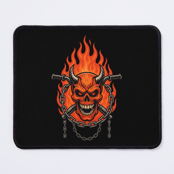 Item preview, Hell Rider Skull Hoodie · Flame Biker Skull Hoodie designed and sold by DjokosDisigns.
