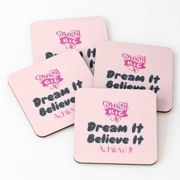 Item preview, Dream It, Believe It, Achieve It - motivational message designed and sold by TaurusC95.