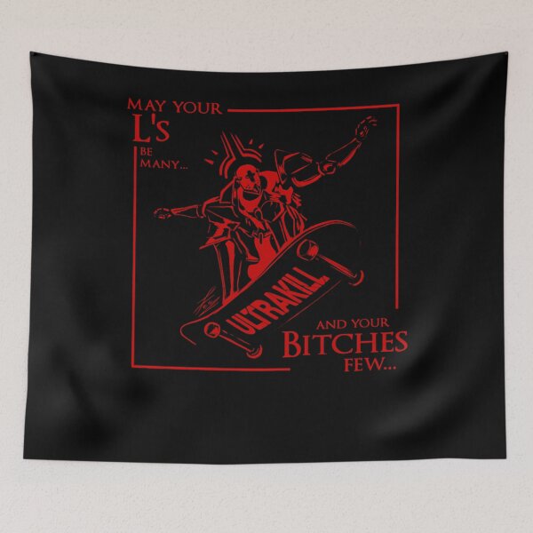 Item preview, May Your Be Many And Your Bitches Few Ultrakill Ultrakill Meme designed and sold by LouTrantow.