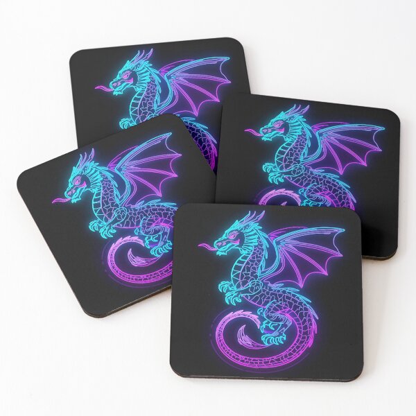 Item preview, Cyber Dragon – Neon Future designed and sold by MysticOMG.