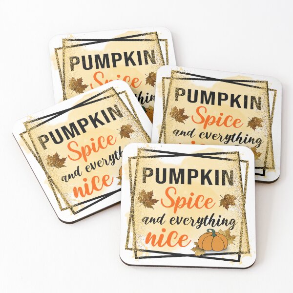 Item preview, Pumpkin Spice and Everything Nice – Fall Vibes Design with Pumpkins & Leaves | Autumn Gift Idea designed and sold by petpuppymania.