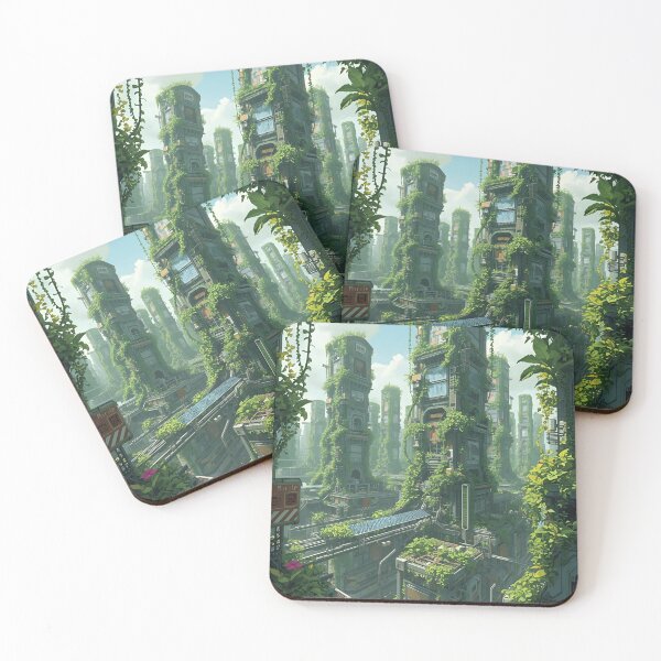 Item preview, Solar Punk Dreams – Bright Green Future designed and sold by MysticOMG.