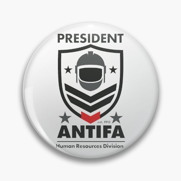 Artikelvorschau, Präsident der Personalabteilung von ANTIFA – Satirisches Bürokratie-Design entworfen und verkauft von 3MillsDesign.