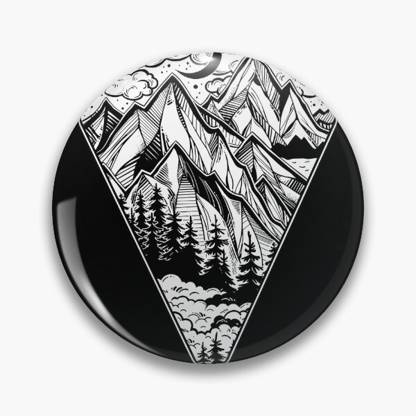 Item preview, Triangle Frame Artwork With Wilderness Landscape Scene With A Lake	 designed and sold by inpzduzsv56.