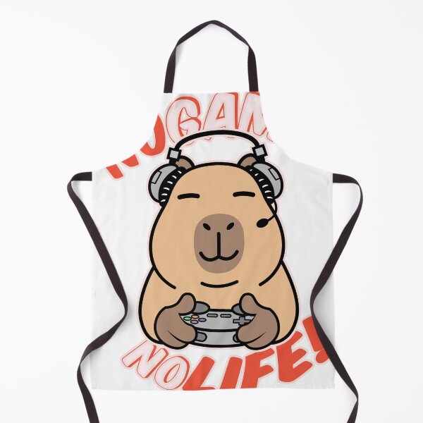 Item preview, Capybara Gamer designed and sold by DesignLacco.