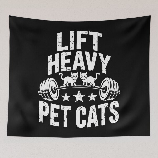 Item preview, Pet Cat Bodybuilding Weightlifting Cat Lovers designed and sold by Turbotine.