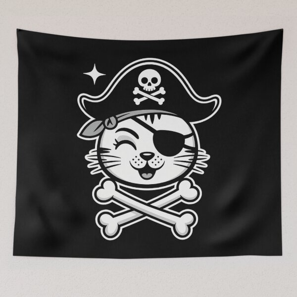 Item preview, Pirate Cat Lovers Kitten designed and sold by Turbotine.
