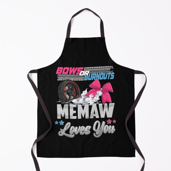 Item preview, burnouts or bows gender reveal Party Announcement MEMAW designed and sold by BornBorn.