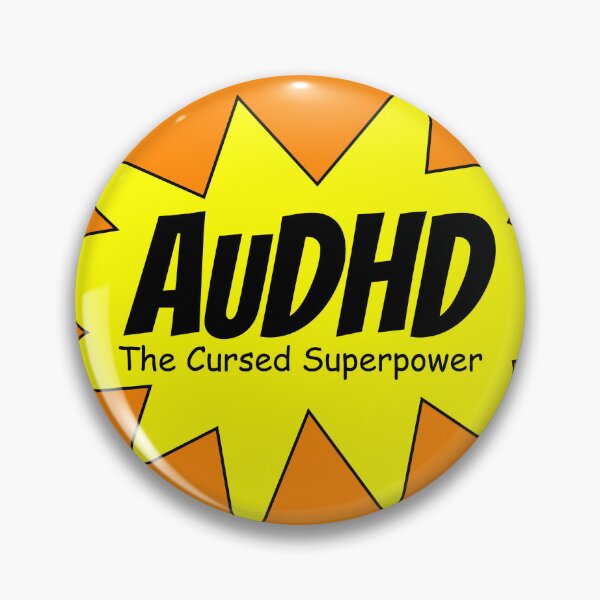 Item preview, AuDHD The Cursed Superpower designed and sold by cool-cats-only.