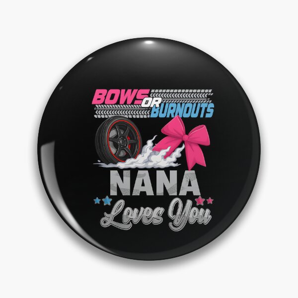 Item preview, burnouts or bows gender reveal Party Announcement NANA designed and sold by BornBorn.