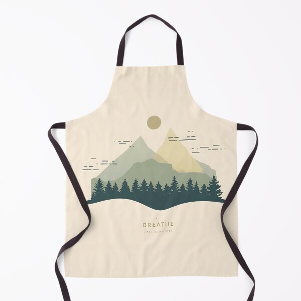 Item preview, Breathe – Minimalist Mountain and Moon Design designed and sold by MysticOMG.
