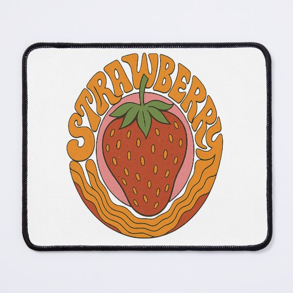 Item preview, 70s groovy strawberry designed and sold by Ghelly.