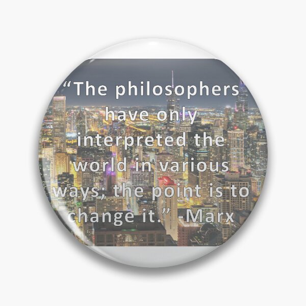 Item preview, Marx quote about philosophy designed and sold by anythingbutbroicism.