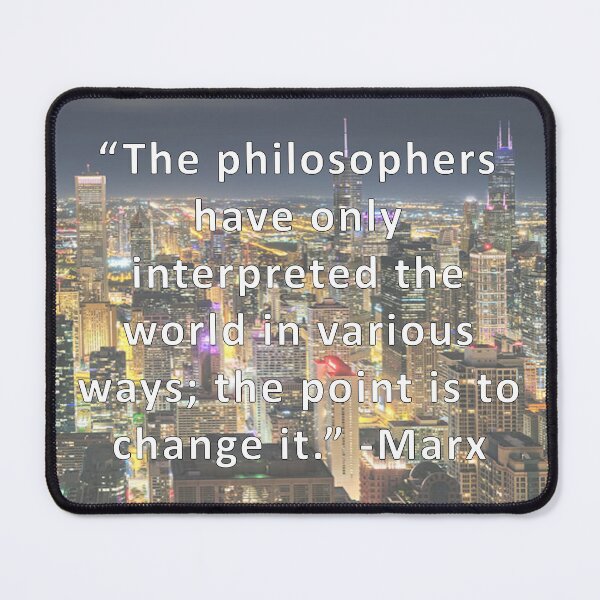 Item preview, Marx quote about philosophy designed and sold by anythingbutbroicism.