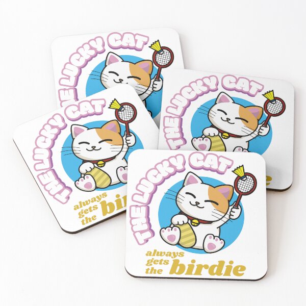 Item preview, The Lucky Cat Always Gets The Birdie designed and sold by DesignLacco.