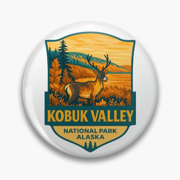 Item preview, Kobuk Valley National Park Retro Sticker designed and sold by Ismeal Von.