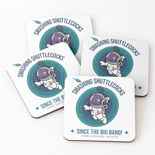 Item preview, Smashing Shuttlecocks Since The Big Bang! designed and sold by DesignLacco.