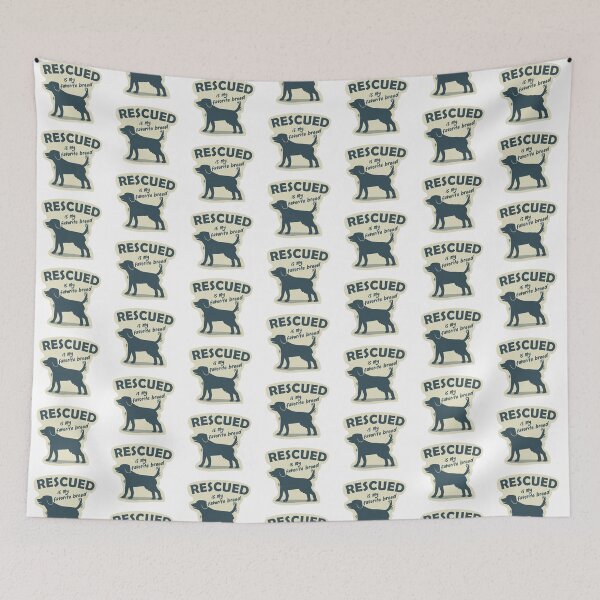 Item preview, Rescued is my favorite breed designed and sold by the-craft-shop.
