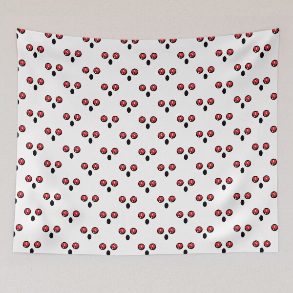 Item preview, Cute kawaii broken heart eyes face pattern designed and sold by BlushyPrint.