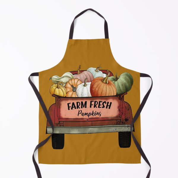 Item preview, Farm Fresh Pumpkins – Hand-Painted Pickup Truck with Pumpkins | Autumn Harvest Gift Idea designed and sold by petpuppymania.