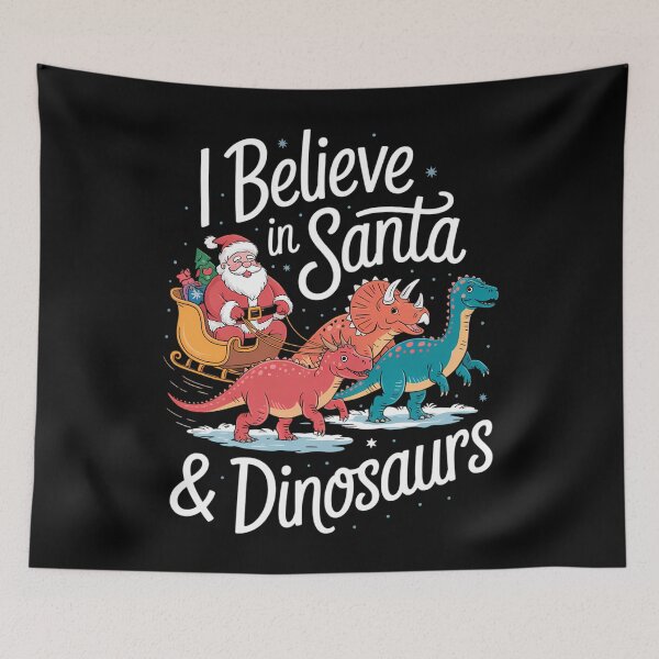 Item preview, Santa Lovers Christmas Dinosaur Lovers Cute designed and sold by Turbotine.
