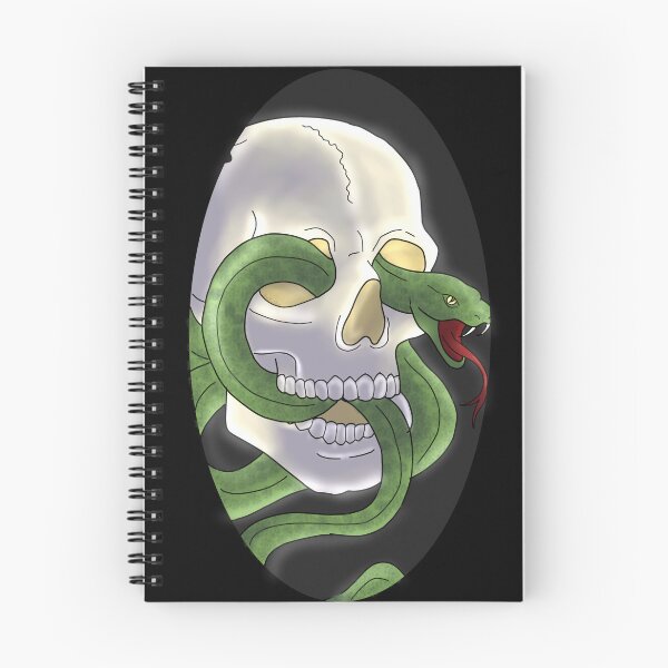 Item preview, Skull with snake designed and sold by Crack-in-Colors.