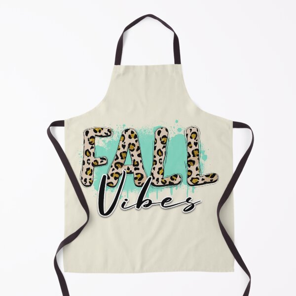 Item preview, Fall Vibes – Leopard Print with Handwritten Script & Turquoise Splash | Autumn Gift Idea designed and sold by petpuppymania.