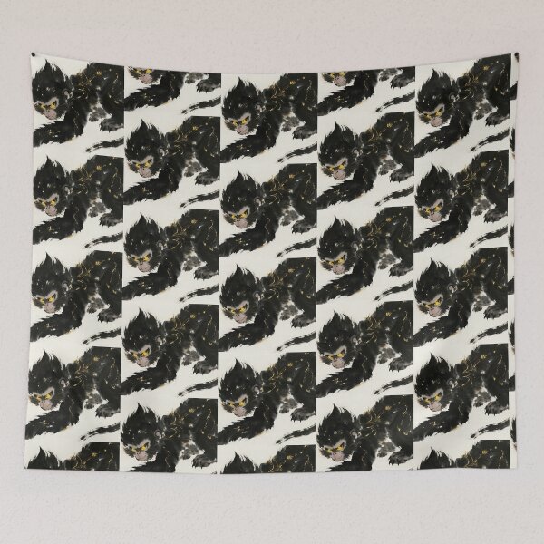 Item preview, Golden-Eyed Mystic Ape Ink Art designed and sold by zzz888.