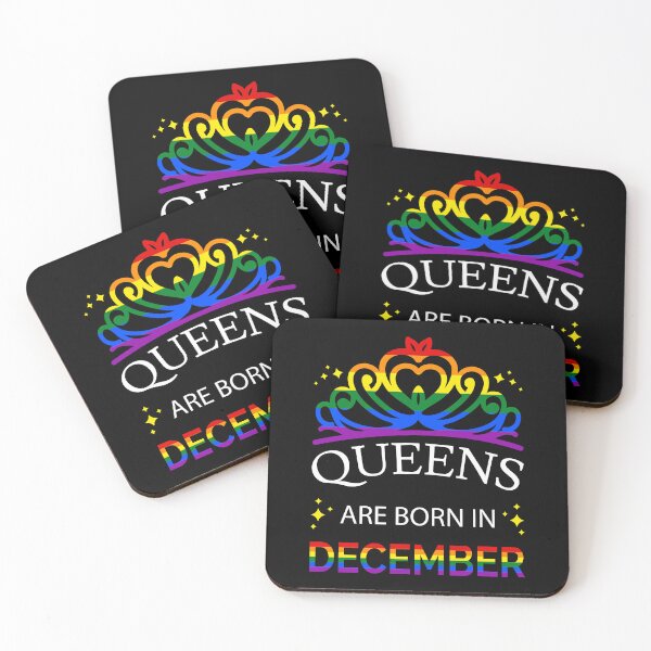 Item preview, LGBT Queens Are Born In December I - Pride Flag Colors designed and sold by Lemon Pepper.