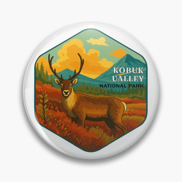 Item preview, Kobuk Valley National Park Retro Sticker designed and sold by Ismeal Von.