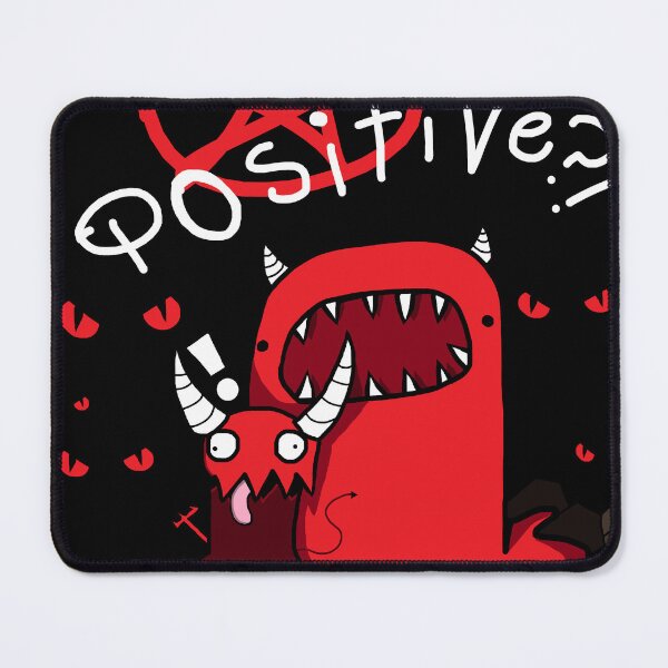 Item preview, Stay Positive - devil cartoon designed and sold by Rexatronik.