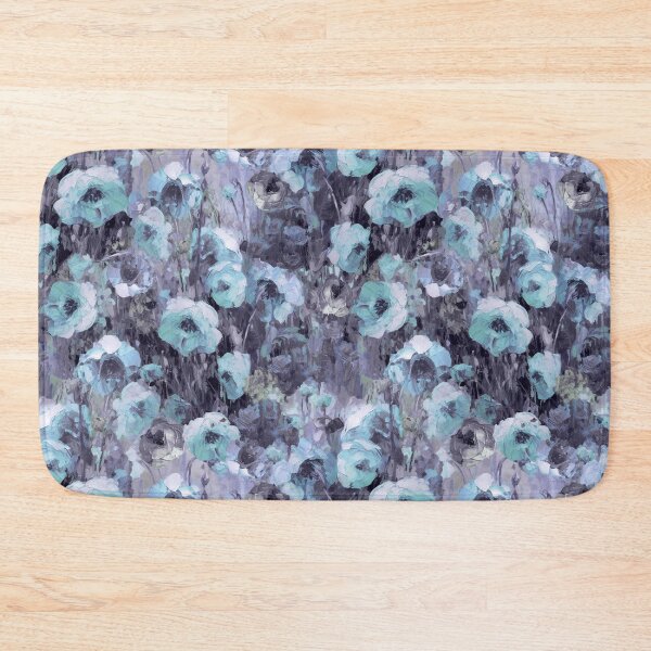 Item preview, Spatula oil painting flowers purple designed and sold by Alessandro Remo Mazzoni Remotextiles.