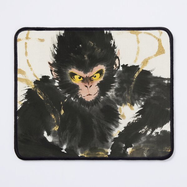Item preview, Golden-Eyed Mystic Ape Ink Art designed and sold by zzz888.