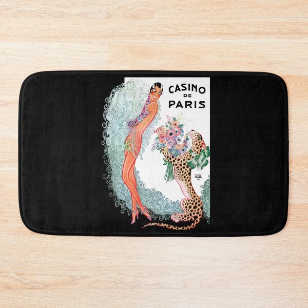 Item preview, Josephine Baker Poster with her pet cheetah designed and sold by heydayposters.