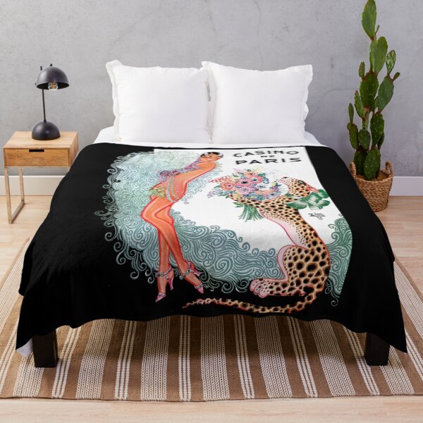 Item preview, Josephine Baker Poster with her pet cheetah designed and sold by heydayposters.