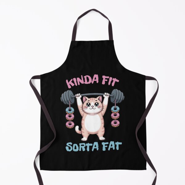 Item preview, Kinda Fit Sorta Fat Cute Kitty designed and sold by designsbyaneta.
