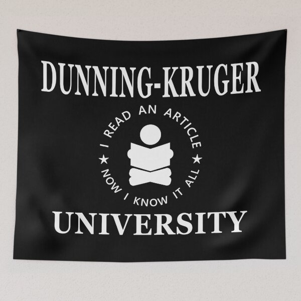 Item preview, Dunning-Kruger University designed and sold by jdtees.