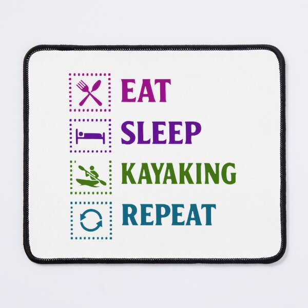 Item preview, Eat sleep kayaking repeat sunrise paddle early morning peace designed and sold by HumansStuck12.