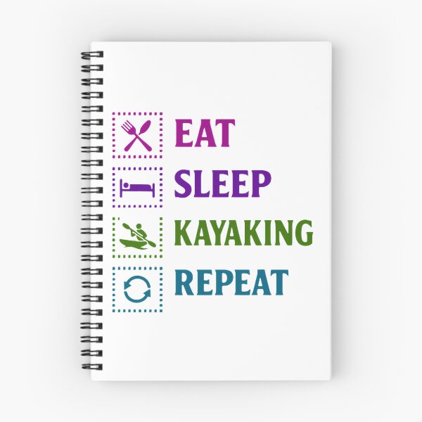 Item preview, Eat sleep kayaking repeat sunrise paddle early morning peace designed and sold by HumansStuck12.