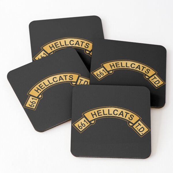 Item preview, 661st Tank Destroyer Battalion - Scroll - Hell Cats designed and sold by Military Insignia Products.